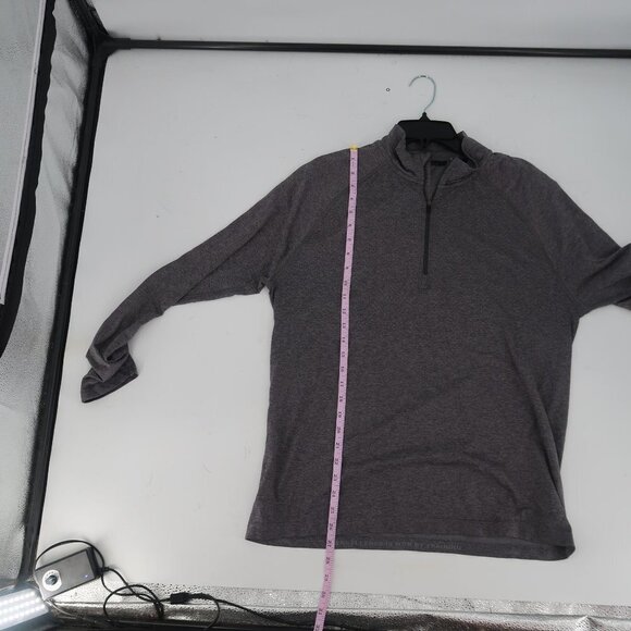 Rhone Men's Quarter Zip Pullover Gray Size L/XL - Picture 8 of 9
